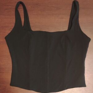 Ribbed Corset Tank